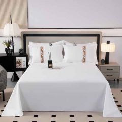 回禾酒店床单，创e家宾馆床单（刺绣另外拍）
